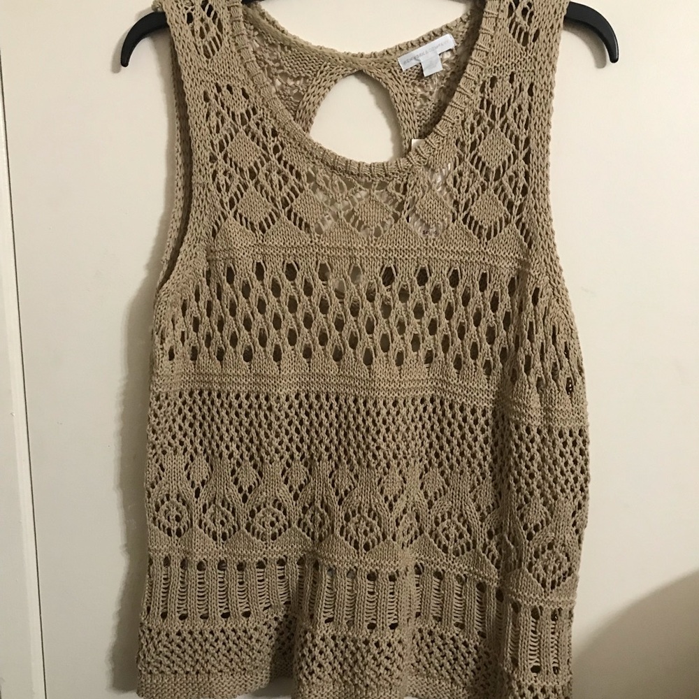 NY&C Crochet Sleeveless Top